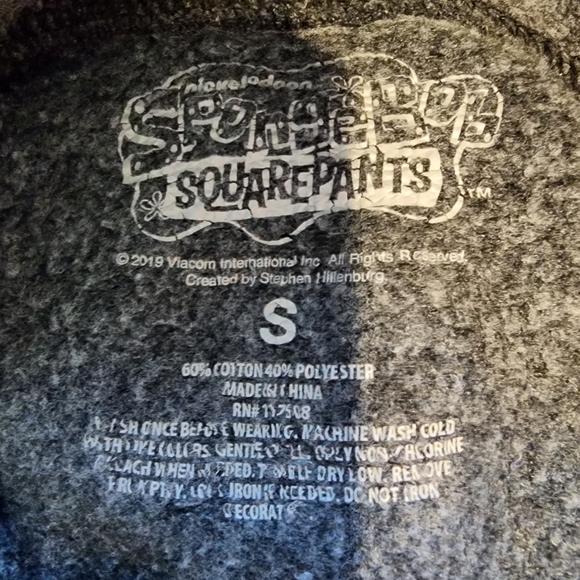 Vintage SpongeBob SquarePants Hoodie Size Small - Picture 7 of 7